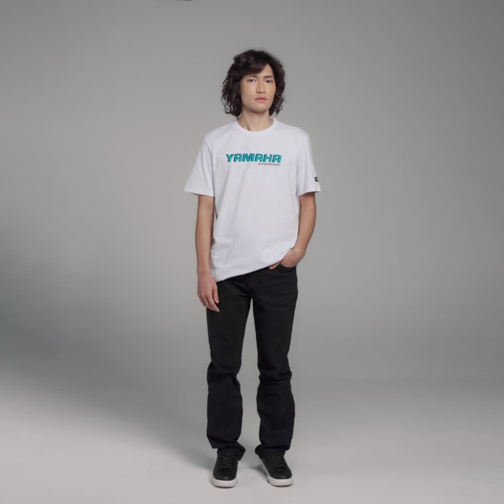 Camiseta Yamaha Supersport Branca Unissex